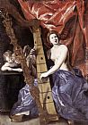 Venus Playing the Harp (Allegory of Music) by Giovanni Lanfranco